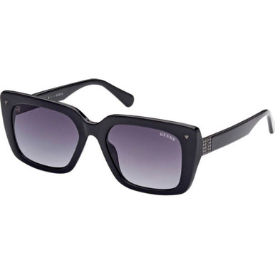 Guess 8243 - Shiny Black/Smoke Gradient Lenses