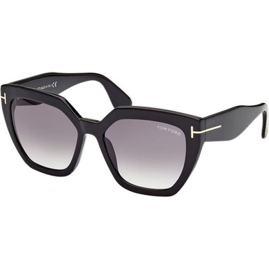 Shiny Black/Smoke Gradient Lenses