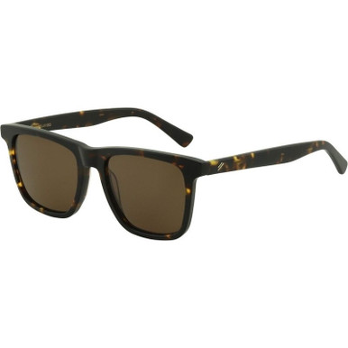 Matte Dark Tort/Brown Polarised Lenses