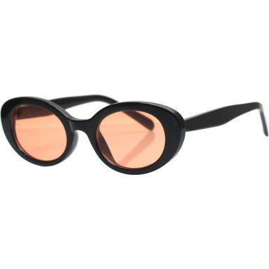 Reality Eyewear Shaken Not Stirred - Black/Orange Lenses