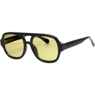 Reality Eyewear The Special, Black/Olive Lenses