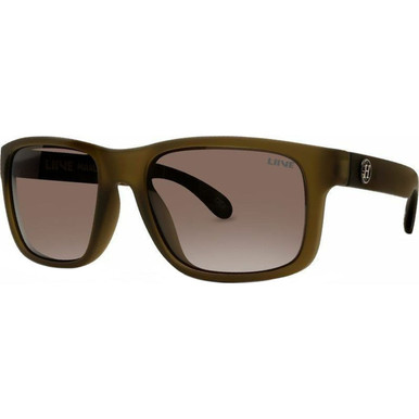 Liive Marlin - Striped Beer/Brown Polarised Lenses