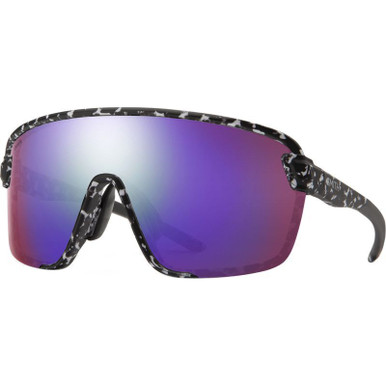 Smith Bobcat, Matte Black Marble/Chromapop Violet Mirror Lenses