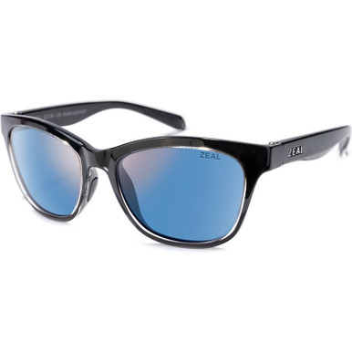 Duskwing - Black Mirror/Horizon Blue Mirror Polarised Lenses