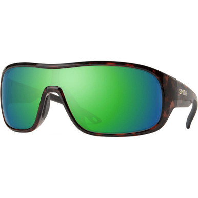 Spinner - Tortoise/Chromapop Green Mirror Polarised Lenses