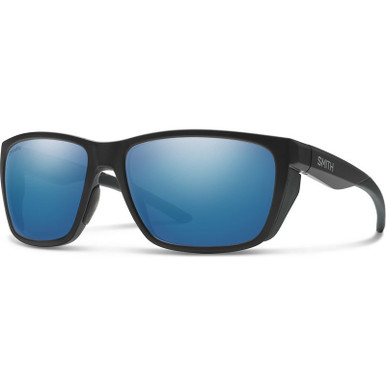 Longfin - Matte Black/Blue Chromapop Mirror Polarised Glass Lenses