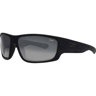 LXD Atlantic - Matte Black/Smoke Polarised Glass Lenses
