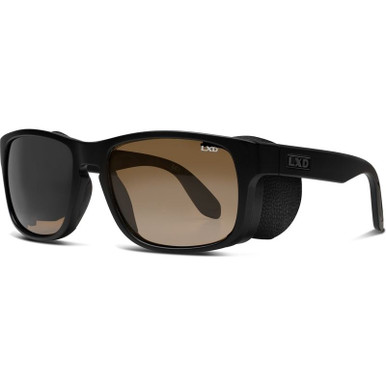 Matte Black/Brown Polarised Glass Lenses