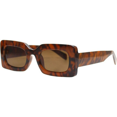 Reality Eyewear Twiggy, Chocolate Turtle/Brown Lenses