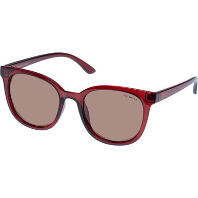 Babinda - Plum/Brown Polarised Lenses