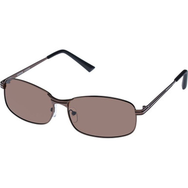 Darkan - Satin Bronze/Brown Polarised Lenses