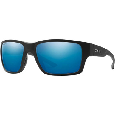 Smith Outback - Matte Black/Blue Chromapop Mirror Polarised Lenses