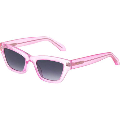 Valencia - Gloss Translucent Rose/Grey Gradient Lenses