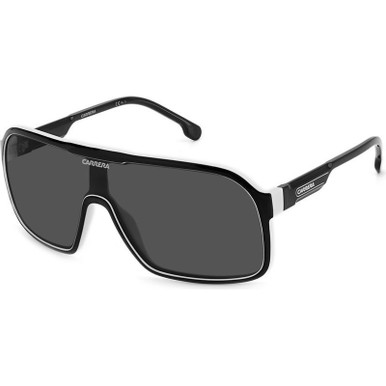 Carrera 1046/S, Black White/Grey Lenses