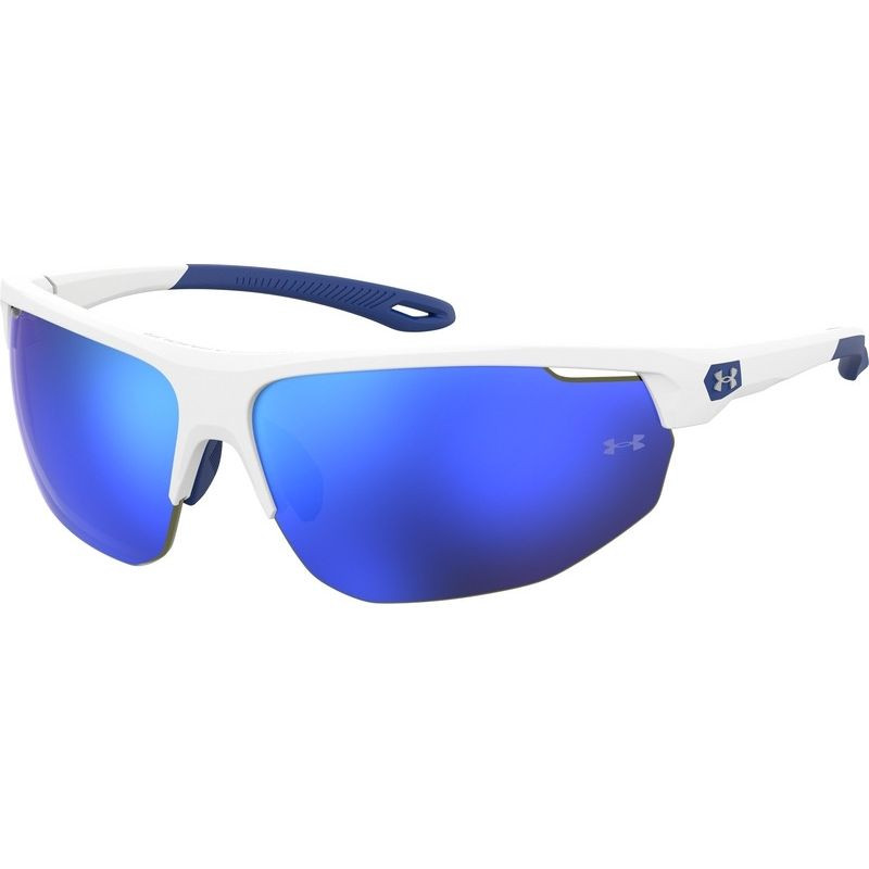 Under Armour UA 0002/G/S Matte White and Blue/Blue