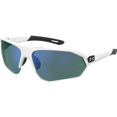 White and Black/Green Blue Mirror Lenses