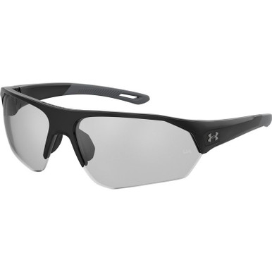 Under Armour UA 0001/G/S, Matte Black and Grey/Silver Lenses