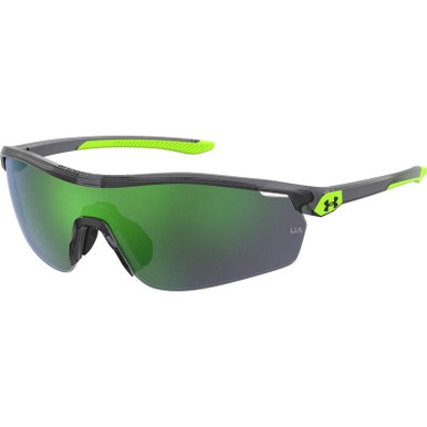 Under Armour UA 7001/S Junior, Grey/Green Mirror Lenses