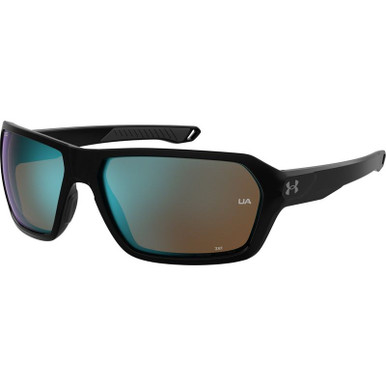 Under Armour UA Recon - Black/Blue Mirror Lenses