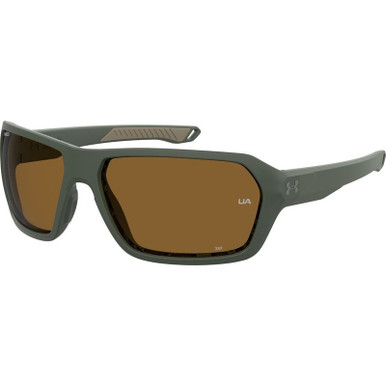 UA Recon - Matte Green/Brown Polarised Lenses