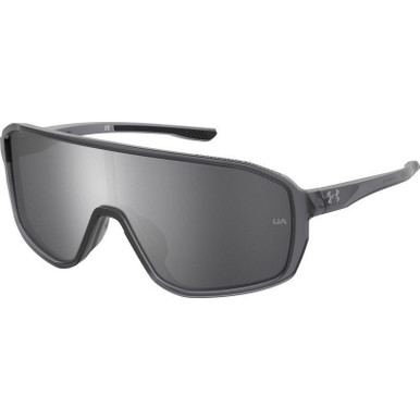 Under Armour UA Gameday, Crystal Grey/Silver Mirror Lenses