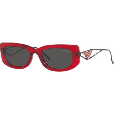 Prada PR24ZS Prescription Sunglasses - Geranium Petal Crystal