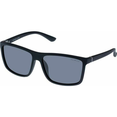 Cancer Council Arltunga - Black Rubber/Smoke Polarised Lenses