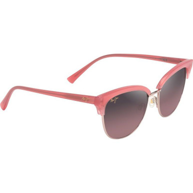 Maui Jim Lokelani - Bubblegum and Rose Gold/Maui Rose Polarised Lenses