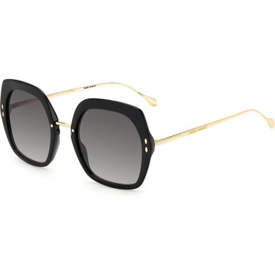 IM 0085/S - Black and Gold/Dark Grey Gradient Lenses