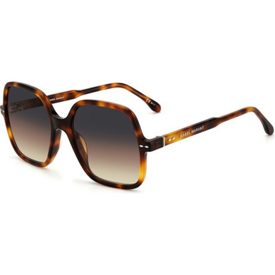 Dark Havana/Grey &amp; Brown Gradient Lenses