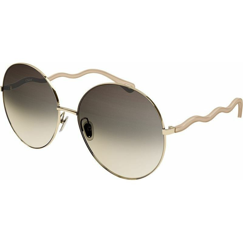 CHLOÉ Rosie Scalloped Round-Frame Sunglasses | Endource