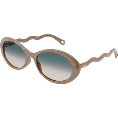 Chloe CH0088S - Nude/Green Gradient Lenses
