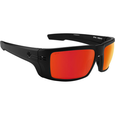 Rebar - Matte Black/Happy Bronze Red Spectra Mirror Lenses