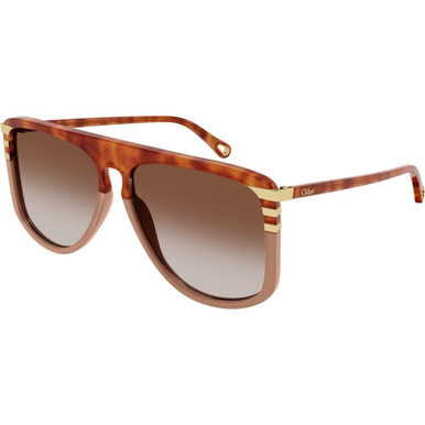 CH0104S - Havana/Orange Gradient Lenses