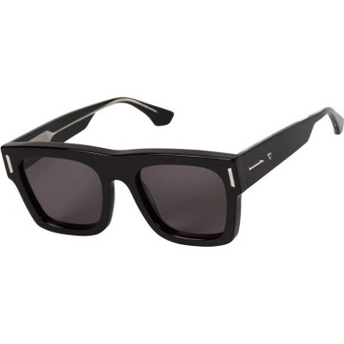 Valley Eyewear Alta, Gloss Black/Black Lenses