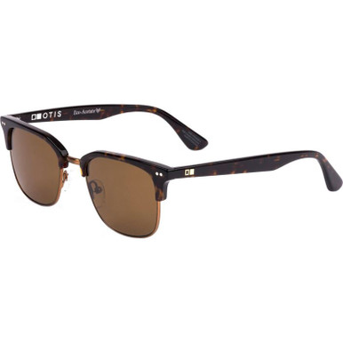 OTIS 100 Club, Eco Havana and Brushed Copper/Brown Glass Polarised Lenses