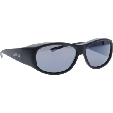 Fitovers Sunni Small, Satin Black/Grey Polarised Lenses