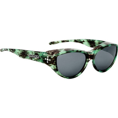 Fitovers Chic Kitty, Emerald Demi/Grey Polarised Lenses