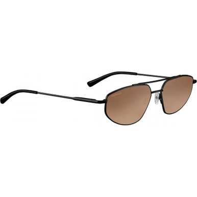 Serengeti Marlon, Shiny Dark Gunmetal/Drivers Gradient Photochromic Polarised Glass Lenses