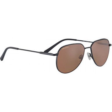 Haywood - Matte Black/Drivers Photochromic Polarised Glass Lenses