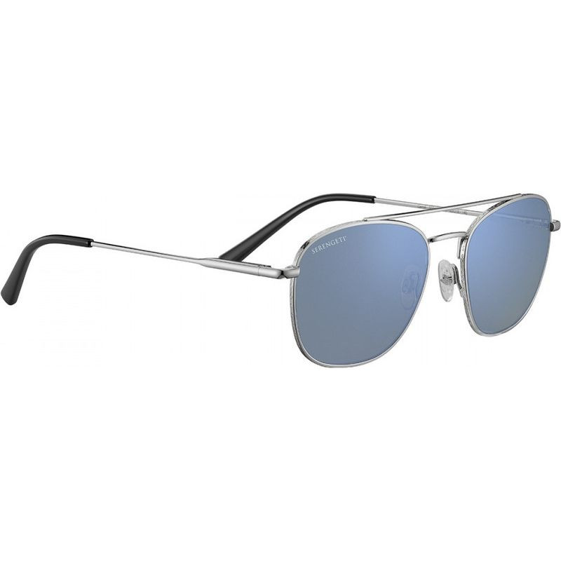 Serengetti Sport Sunglasses Erice Sport Nylon Matte Black Polar Blue 