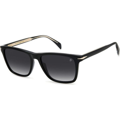 David Beckham DB 1092/S, Black/Dark Grey Gradient Lenses