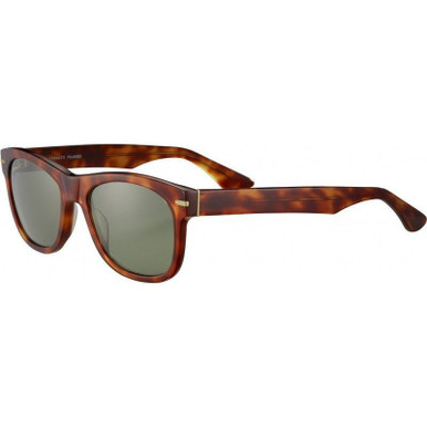 Serengeti Foyt Large, Shiny Classic Havana/555nm Photochromic Polarised Glass Lenses