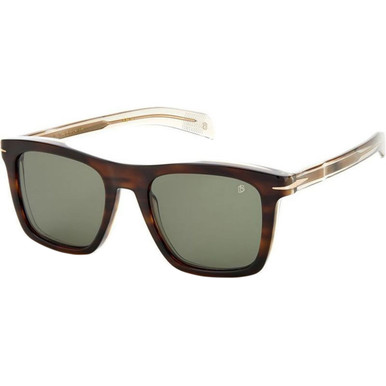 Brown Horn/Green Lenses