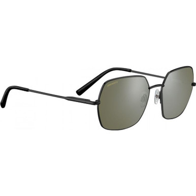 Shiny Black/555nm Photochromic Polarised Glass Lenses