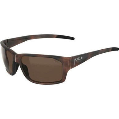 Bolle Fenix - Matte Tortoise/Brown Polarised Lenses