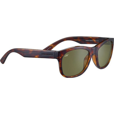 Serengeti Chandler - Shiny Classic Tort/555nm Saturn Photochromic Polarised Lenses