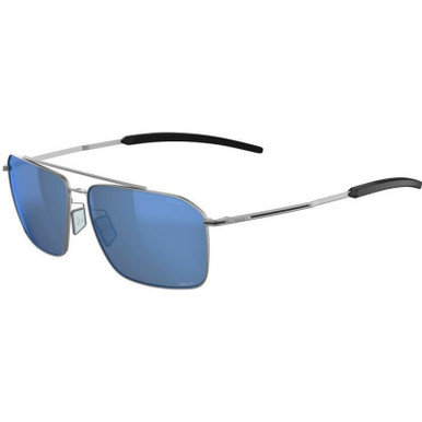 Bolle Flow - Matte Silver/Volt+ Offshore Polarised Lenses