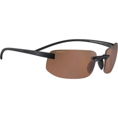 Serengeti Lupton Small, Matte Black/Drivers PhD 2.0 Photochromic Polarised Lenses