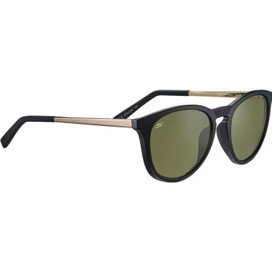 Serengeti Brawley, Matte Black/555nm Saturn Photochromic Lenses